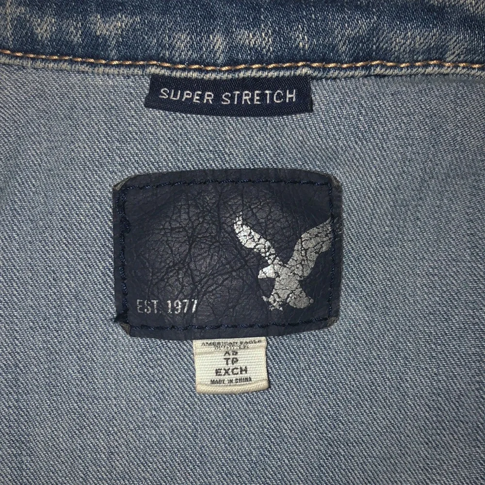 🚫SOLD🚫 AEO Denim Crop Jacket - Picture 12 of 15